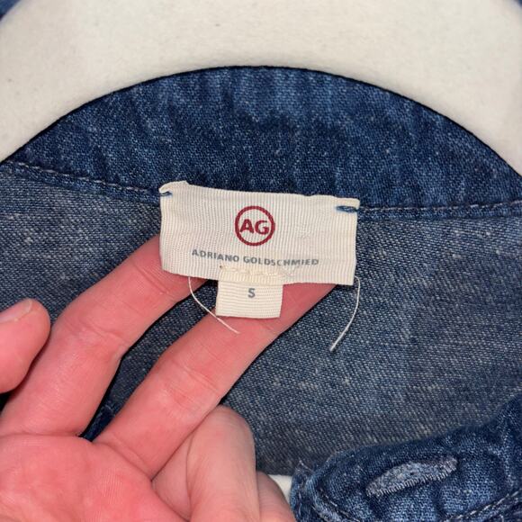 AG Adriano Goldschmied “Rhonda” Utility Denim Romper – Size Small - Picture 12 of 15